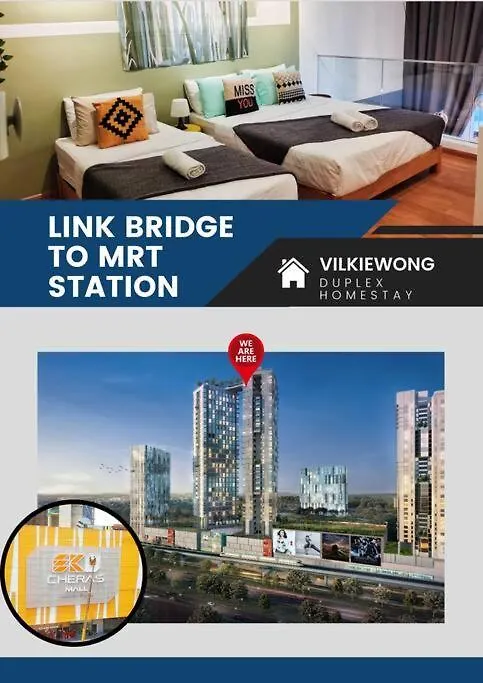 Kl Duplex With Balcony@Ekocheras Mrt Kuala Lumpur Holiday home